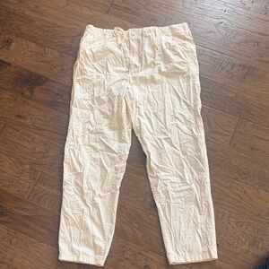 H&M Men's Cream 100% cotton pants